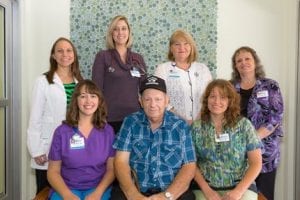 Chemo Nurses Care Team With Patient