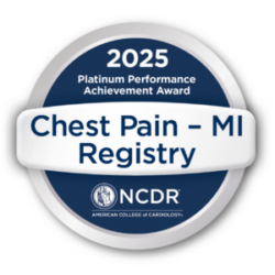 American College of Cardiology’s NCDR Chest Pain MI Registry Platinum Performance Achievement Award